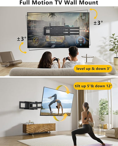 48'' Extension Extra Long Arm TV Wall Mount - Image 7
