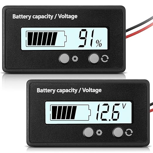 DC 12V 24V 36V 48V 60V 72V 84V Golf Cart Battery Meter by Frienda