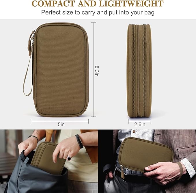 FYY Electronic Organizer, Travel Cable Organizer Bag Pouch Electronic - Image 2