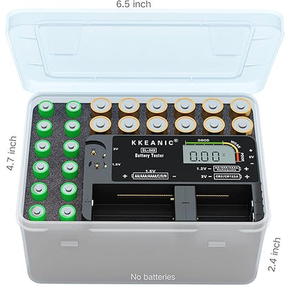 Battery Tester with Battery Organizer Storage Case, Professional Digital - Image 2