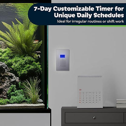 TOPGREENER Digital Astronomic Timer Switch, 7-Day Programmable Sunrise Sunset - Image 7