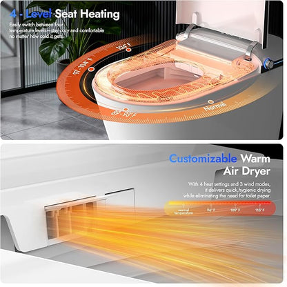 WANSID Elongated Smart Toilet - Image 5