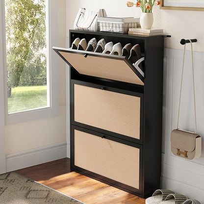 AVZEAR Narrow Shoe Storage Cabinet - Image 5