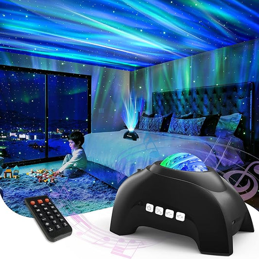 AIRIVO Northern Lights Aurora Projector, Star Projector Music Speaker, by AIRIVO