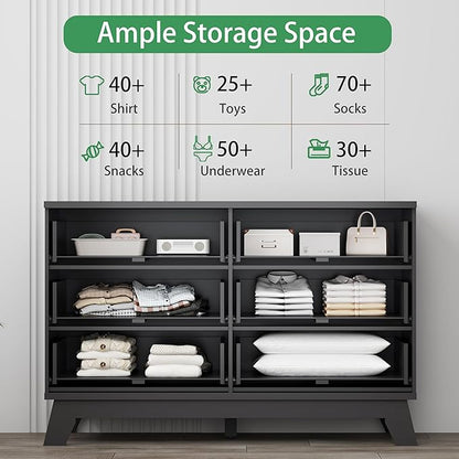 Xixini Fluted Dresser for Bedroom - Image 3