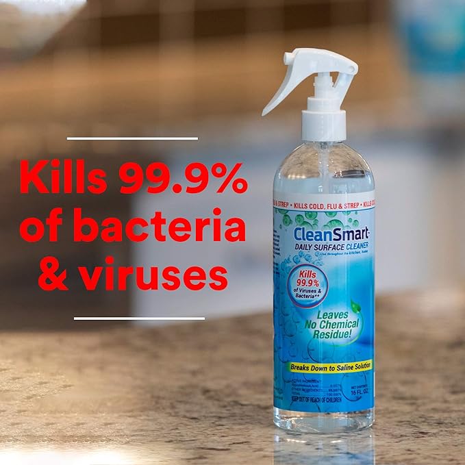 CleanSmart Daily Surface Spray Disinfectant, Kills 99.9% of Viruses, Mold & - Image 2