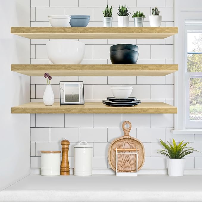 Sorbus Floating Shelves for Wall - Image 2