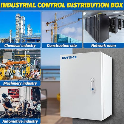 Electrical Box 12 x 10 x 8'' Steel Electrical Junction Box，NEMA 4X Steel - Image 6