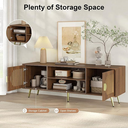 Dorivibe 54.33" Walnut TV Stand - Image 5