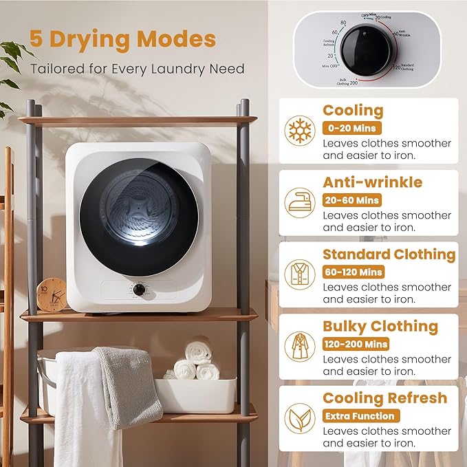 Auertech 1.5 CU. FT. Portable Dryers - Image 3