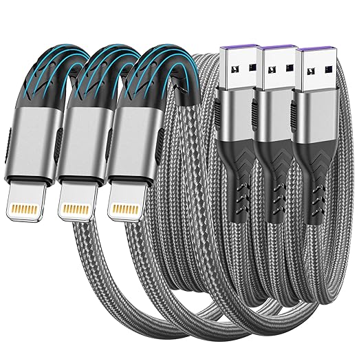 AWIC Compatible with i Phone, USB A to Lightniing Cable by AWIC