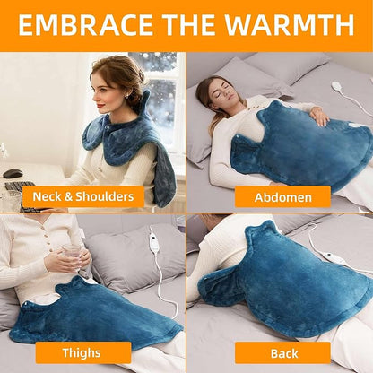 RAINOVA Heating Pad for Back, Neck and Shoulders, Electric Pad - Image 7