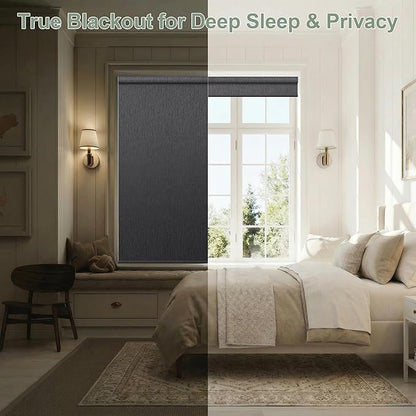 Zshine Motorized Blackout Window Blinds Customize Width Remote Control Wireless - Image 3