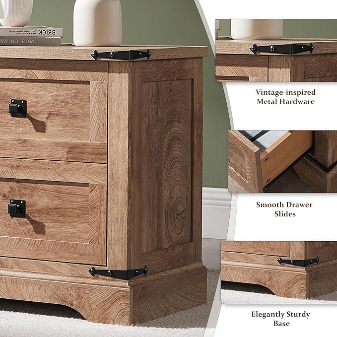 T4TREAM 24" Farmhouse Nightstand - Image 6