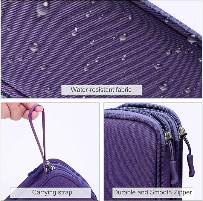 FYY Electronic Organizer, Large Travel Cable Organizer Bag Pouch Electronic - Image 4