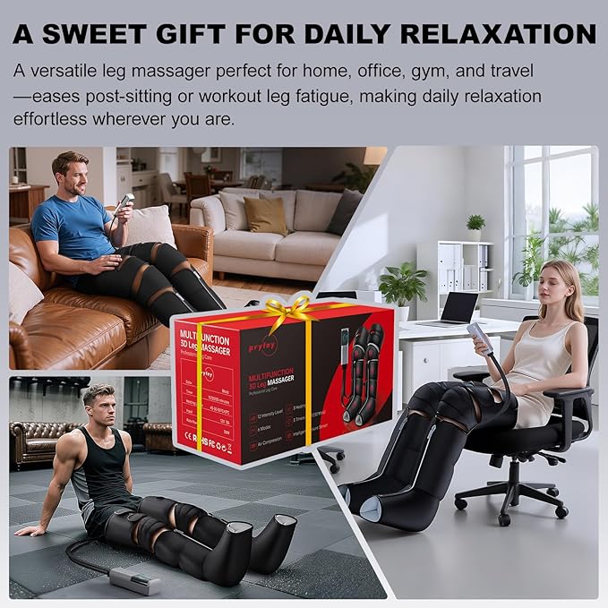 Leg Massager with Heat and Compression, Foot Massager - Image 8