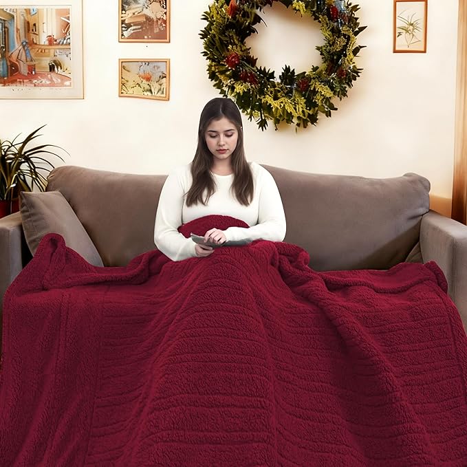 Electric Heated Blanket Full Size 72"×84" - Image 3