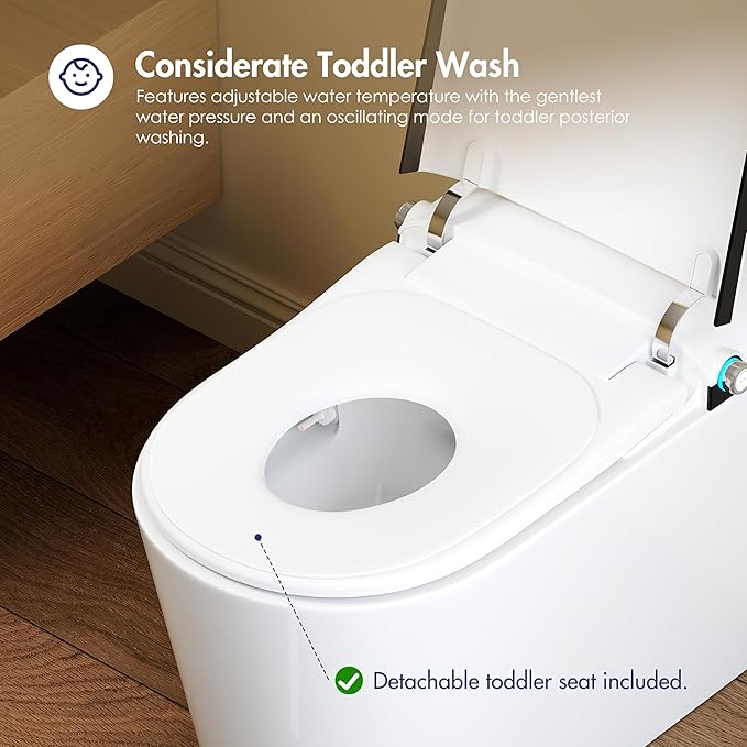 Eridanus Smart Toilet with Bidet Built in, One Piece Bidet Toilet - Image 11
