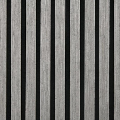 HOMCOM 4 Pack 3D Acoustic Panels, Wood Slat Wall Paneling - Image 8