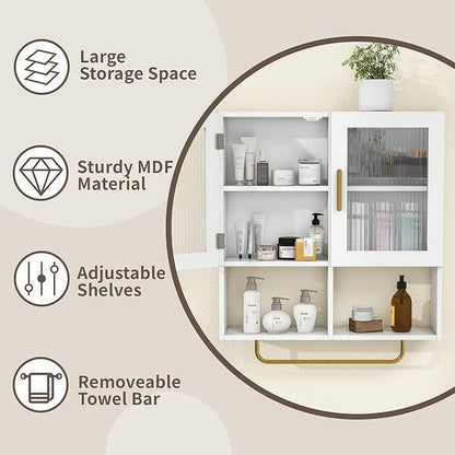 Wall Mounted Bathroom Storage Cabinet Medicine Cabinet - Image 6