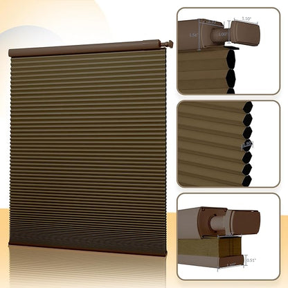 Boolegon No Drill Motorized Cellular Blinds - Image 8