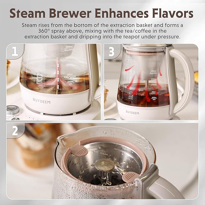BUYDEEM K156 Tea Maker, Electric Kettle - Image 2