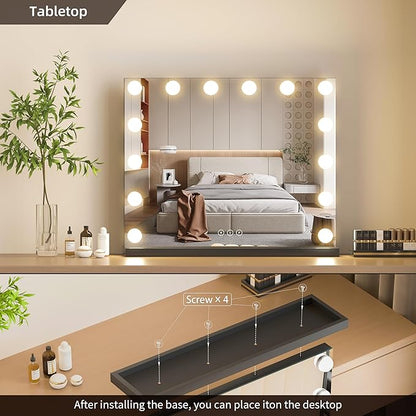 Vanity Mirror with Lights Lighted Makeup Mirror with Dimmable LED Bulbs - Image 6