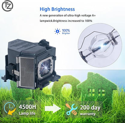TZRSQL Original LMP-H280 Replacement Projector Lamp Bulb - Image 2