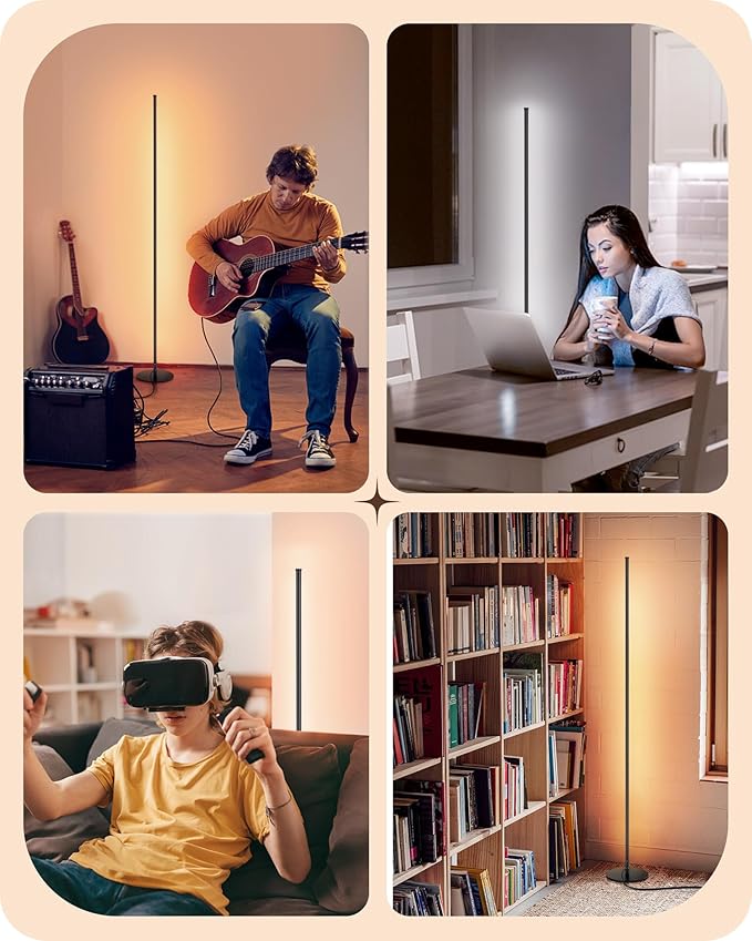 EDISHINE LED Corner Lamp, 57.5" Floor Lamps - Image 6
