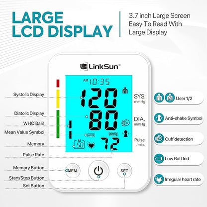 LinkSun Blood Pressure Monitor for Home Use - Image 2