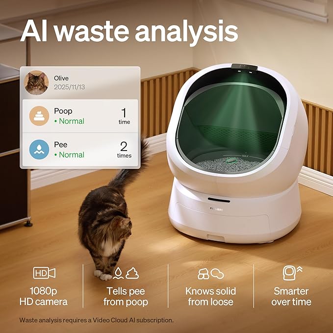 PETLIBRO Luma Automatic Cat Litter Box AI-Camera Waste Analysis, Auto - Image 4
