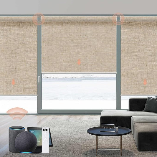Motorized Blinds Roller Shade by Canisteo