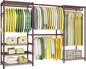 Ulif E1 Heavy Duty Closet Garment Rack, 6 Tiers Adjustable Metal Freestanding by Ulif