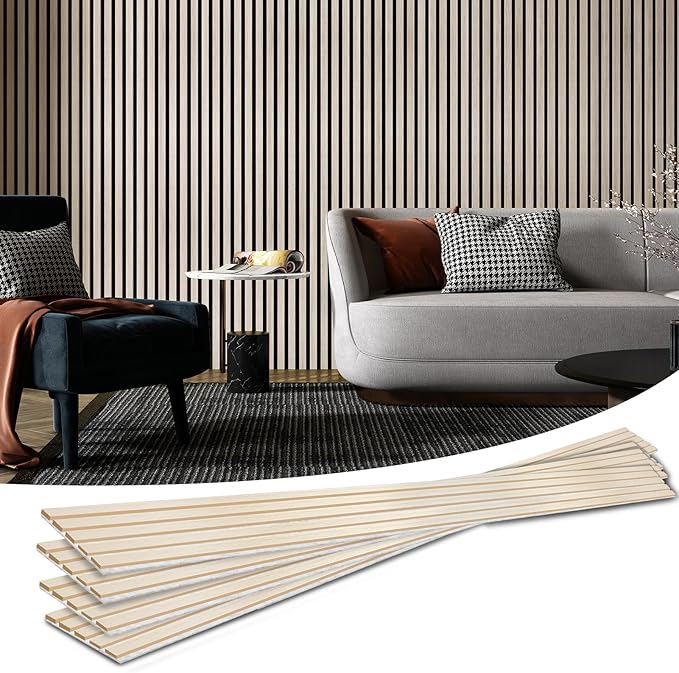 Art3d 4pcs-107 x 8in Slat Acoustic Panel - Image 6