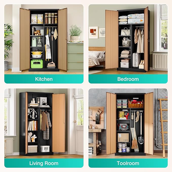 Wide & Deep Metal Storage Cabinet - Image 4