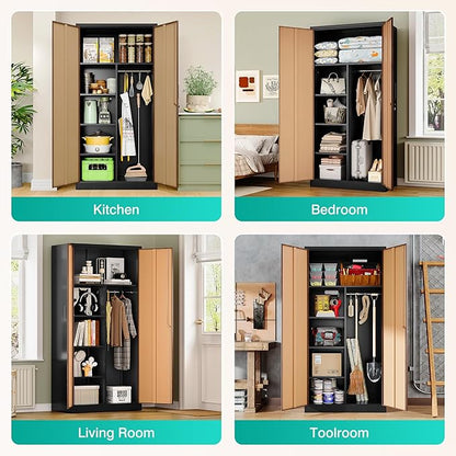 Wide & Deep Metal Storage Cabinet - Image 4
