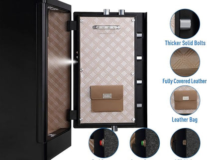 Tenamic Deluxe Biometric Fingerprint Safe Box Smart Touch Screen Fireproof Safe - Image 3