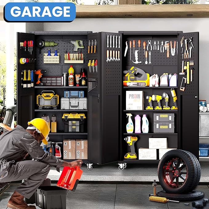 Garage Metal Storage Cabinet - Image 6