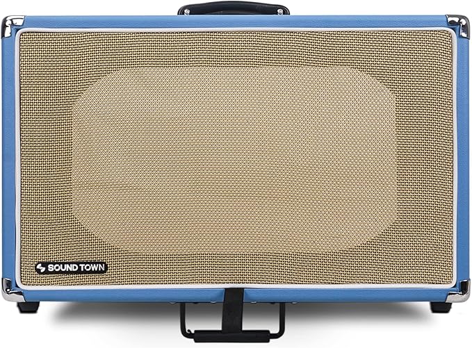 Sound Town Vintage 6U Amp Rack Case, 12.5" Depth by SOUNDTOWN