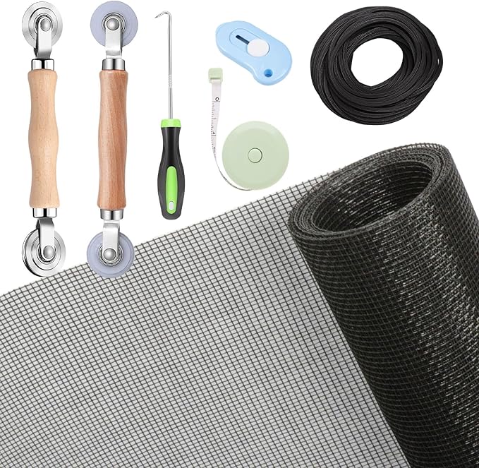 Windows Screen and Screen Door Repair Kit by TOOLTRIZ