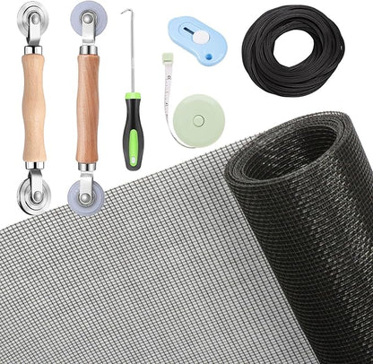 Windows Screen and Screen Door Repair Kit by TOOLTRIZ