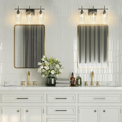 VONLUCE Bathroom Vanity Light, 3 Light Bathroom Light Fixture Over Mirror - Image 6