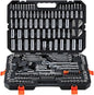 VEVOR Mechanics Tool Set, 253-Piece Mechanic Tool Kit, 1/4 in, 3/8 in, and 1/2 by VEVOR