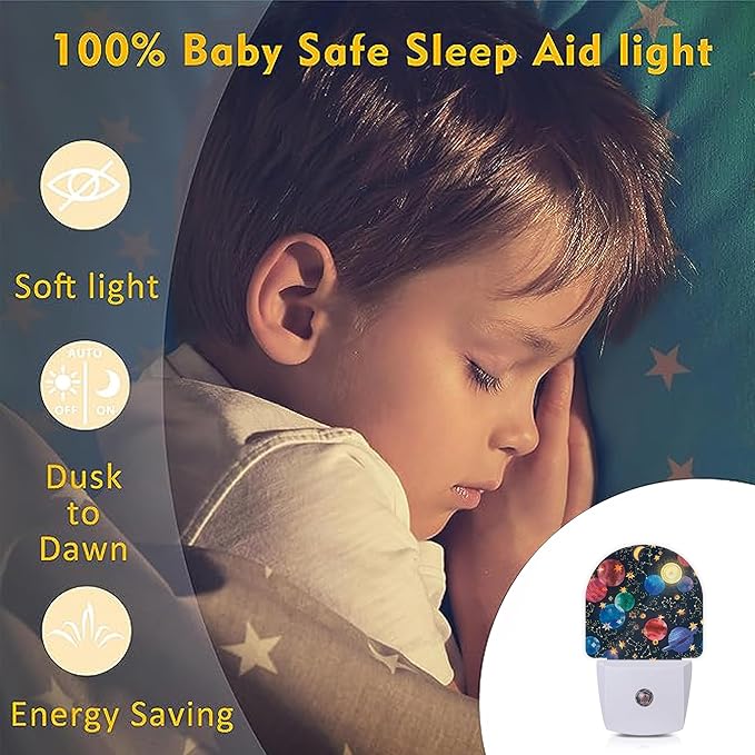 Axxitude Galaxy Space Constellation Cosmos Night Lights Plug into Wall - Image 4