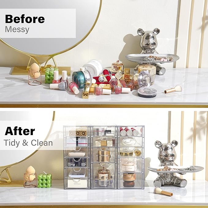 Prsildan Acrylic Drawer Organizer - Image 6