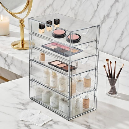Prsildan Acrylic Drawer Makeup Organizer - Image 2