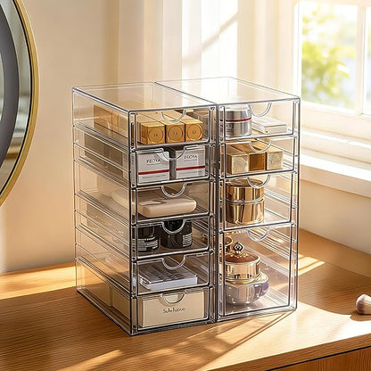 Prsildan Acrylic Drawer Makeup Organizer - Image 8