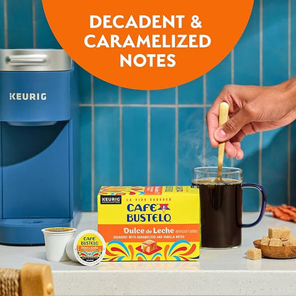 Café Bustelo Dulce de Leche Artificially Flavored Coffee, 10 Ct. K-Cup pods - Image 3