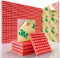 Sonicism Acoustic Panels Self-Adhesive Pyramid 12 Pack, 35kg/m³High Density by Sonicism