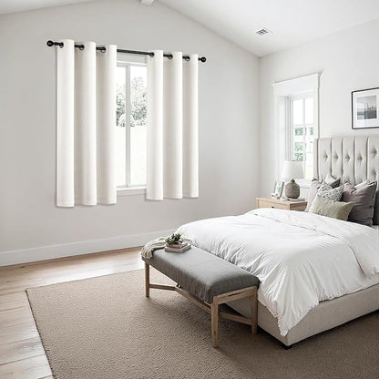 MIULEE Ivory Blackout Curtains - Image 6
